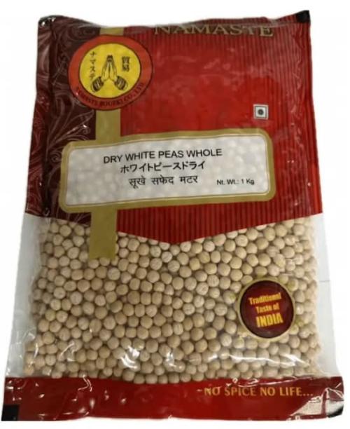 ホワイトピース ドライ（乾燥白えんどう豆）1kg / Dry White Peas Whole – 1kg